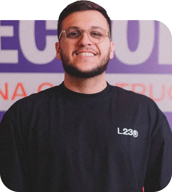 Lucas Campana, diretor criativo da leme23